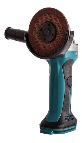 Esmeril Angular Inalámbrica Herramienta Dga452z Makita Color Turquesa Con Negro Y Blanco Frecuencia 60hz Sin Batería