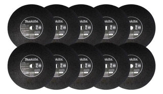 Disco Corte Metal Herramientas 14 Pulgadas 25 Piezas Makita Negro