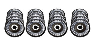 Disco De Lija Grano 80 Tipo 29 4 1/2   X 7/8  (paq. 10 Pz) Azul
