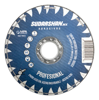 Disco De Corte Metal 4-1/2 Pulgadas Profesional 50 Piezas Azul