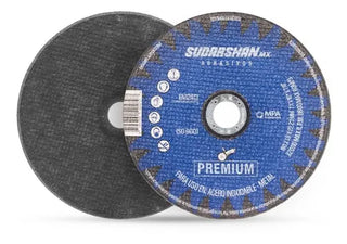 Disco De Corte Para Metal Sudarshan 7 PuLG Premium 50 Pzs Azul