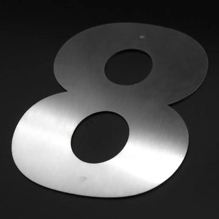 Números Residenciales Para Casa 12cm Inoxidable A Elegir