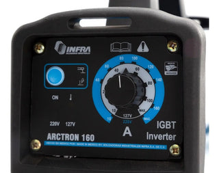 Máquina De Soldar Inversor Arctron 160 Infra Azul Y Negro