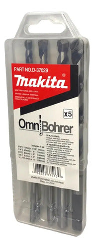 Juego De Brocas Para Concreto Omnibohrer Makita D-37029