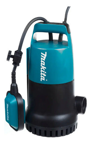 Bomba Sumergible Makita Pf0300 Para Agua Limpia 7m Con Flotador Turquesa