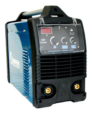 Máquina De Soldar Inversor Infra Arctron 250 L Cd Bi-voltaje Azul Y Negro