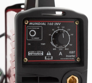 Soldadora Mundial 160 Inv 127/220 C/careta Sombra Fija 11