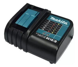 Rotomartillo + Atornillador Makita Dlx2414x7b 18 V Negro