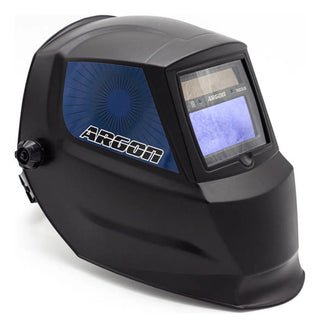 Careta Soldador Electrónica Argon Adwh433 Sombra 9-13 Negra Profesional Negro