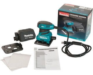 Lijadora Orbital Makita Bo4556 Velcro Azul 50hz/60hz 120v Azul 50 Hz/60 Hz