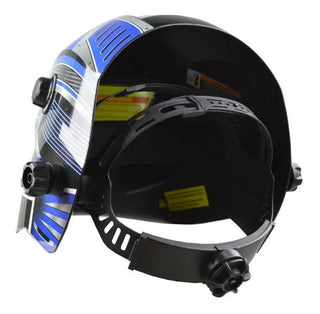 Careta Electronica Automatica Blister Tecmen Sombra 9-13 Tip Color Azul