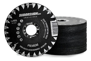 Disco De Corte Para Metal 4-1/2 PuLG Profesional 100 Pzs Azul