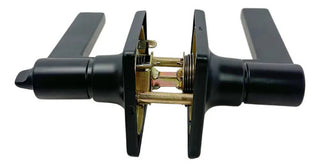 Cerradura Dexter Tubular Manija Jaspe Negro C/ Llaves Negro