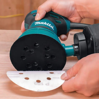 Lijadora Profesional Roto Orbital Makita Bo5030 Con Sistema Velcro Azul 300w