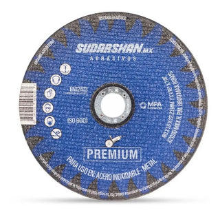Disco De Corte Para Metal Sudarshan Premium 7 PuLG 50 Piezas Azul