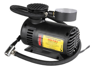 Compresor De Aire Mini Eléctrico Portátil Nca-2 Mikel's Negro