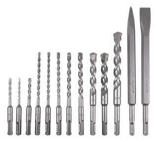 Juego Makita D-31734 13 Pzas Brocas Y Cinceles Sds Plus Con Estuche Para Concreto Mampostería Y Demolición Ligera