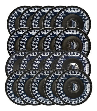 Pack Discos Laminados Sudarshan (g40 G60 G80 G120) 5 Pzs C/u Azul