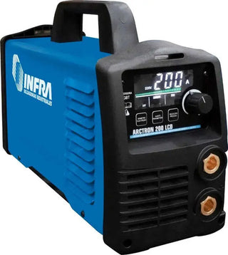 Soldadora Inversora Infra 200amp Arctron 200 Lcd 110/220v Azul