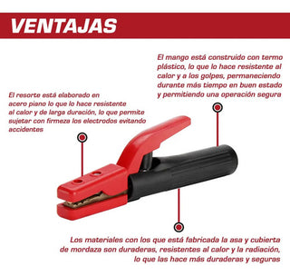 Porta Electrodo Industrial 500 A Lincoln Electric Wt52883