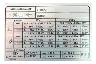 Soldadora Inversora Infra 200amp Arctron 200 Lcd 110/220v Az Azul
