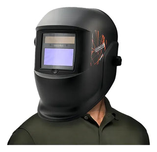 Careta Soldador Electrónica Argon Naranja Sombra 9-13 Modelo Adwh433