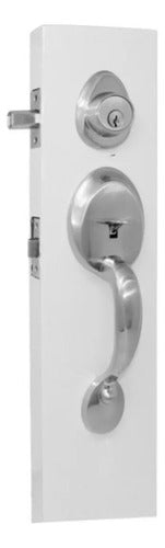 Cerradura Unidireccional Residencial Dexter 6741 Níquel Satinado Puerta Principal