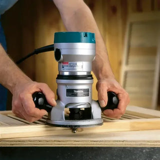 Router De 2.25hp Collet 1/2'' Y 1/4'' Vvr Rf1100 Makita