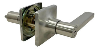Dexter Cerradura Manual Tubular Jaspe Satín C/ Llave Níquel Satinado