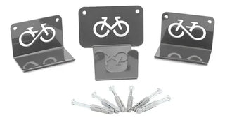 Rack Para Bicicletas Soporte Bicicleta De Pared Gris