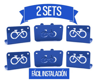 Rack Para Bicicletas Soporte Pared Paquete 2 Piezas