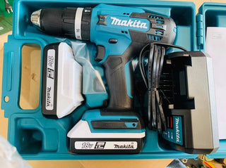Rotomartillo Atornillador Makita Hp488dwe 18v 2 Bat 1.5 Ah Turquesa