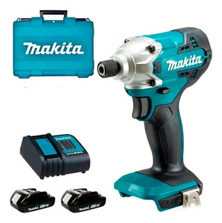 Atornillador De 1/4 Inalámbrico Makita Dtd156sye+ Estuche Turquesa