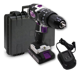 Rotomartillo Inalambrico 1/2 Ax Tech Bateria C/ Maletin Color Gris Frecuencia 60 Hz