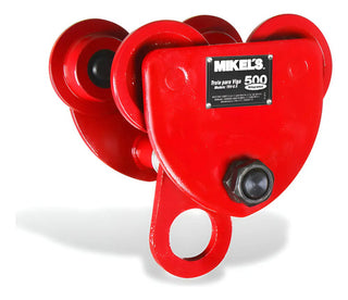 Mikel's Trole Para Viga Ancho Ajustable 500 Kg Trv-0.5 Rojo