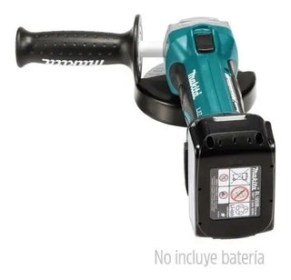 Miniesmeriladora Angular Inalámbrica Makita Dga452z Turquesa