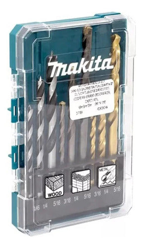 Kit 9 Brocas Para Metal, Madera Y Concreto Makita D-71984