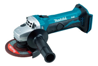 Esmeril Inalámbrica Dga452z Makita + Batería 18v + Cargador Turquesa