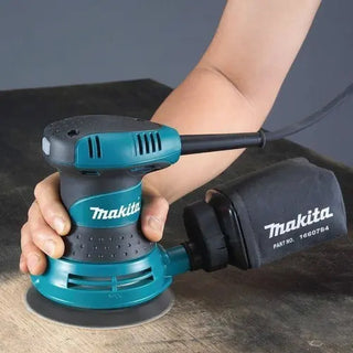 Lijadora Roto Orbital Makita Bo5030 C/ Velcro Azul 300w 110v Azul