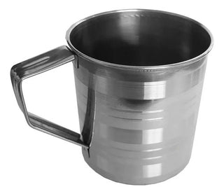 Pocillo De Acero Inoxidable 10cm C/rayas 10 Piezas Acero Inoxidable