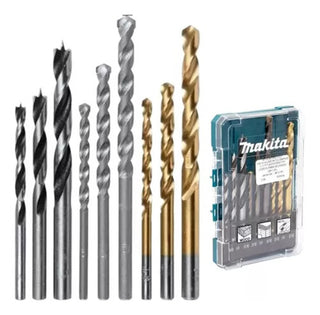 Kit 9 Brocas Para Metal, Madera Y Concreto D-71984 Makita
