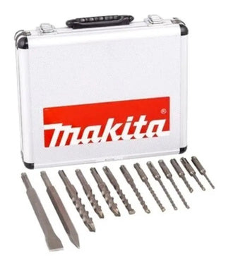 Kit De Brocas Y Cinceles Makita Sds D31734 Con 13 Piezas
