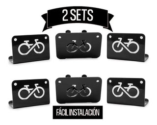Rack Portabicicletas Soporte Pared Paquete 2 Piezas