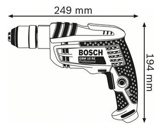 Taladro Reversible Bosch Gbm 10 Re 550w 127v Azul