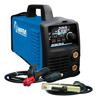 Soldadora Inversora Infra 200amp Arctron 200 Lcd 110/220v Azul