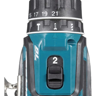 Rotomartillo Atornillador Makita Dhp485z 1/2 PuLG. 50 Nm Brushless 2 Velocidades 28500 Ipm Compacto Profesional Sin Batería Ni Cargador Verde