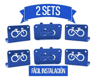 Rack Portabicicletas Soporte Pared Paquete 2 Piezas