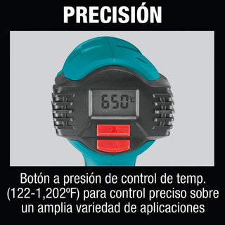 Pistola De Calor Makita Hg6530v Turquesa 2000w 3 Velocidades Turquesa
