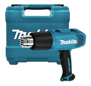 Pistola De Calor Makita Hg5030k Turquesa 1200w C/ Maletín Bermuda