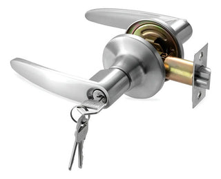 Cerradura Puerta Principal O Recamara Dexter 6636 Pack 2pzs Plateado
